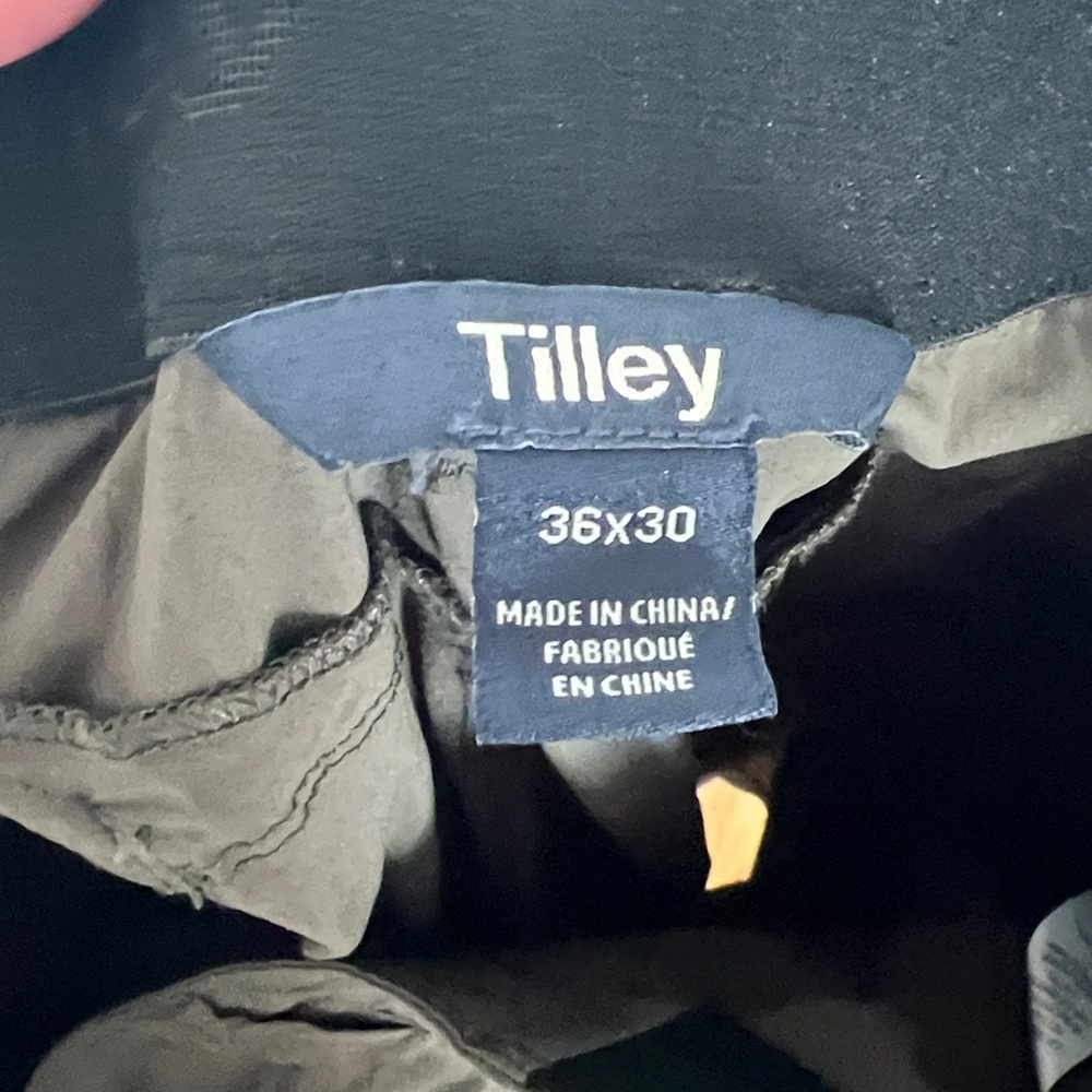 Tilley Men's Olive Cargo Pants - Picture 8 of 8